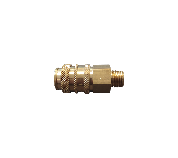 Propaan snelkoppeling messing 1/8"r uitw alleen vrouwtje