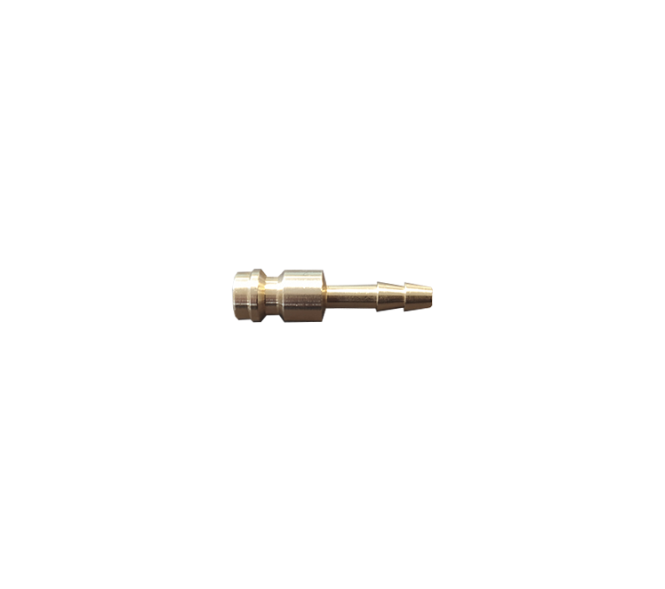 Propaan snelkoppeling messing 4 mm tule alleen mannetje
