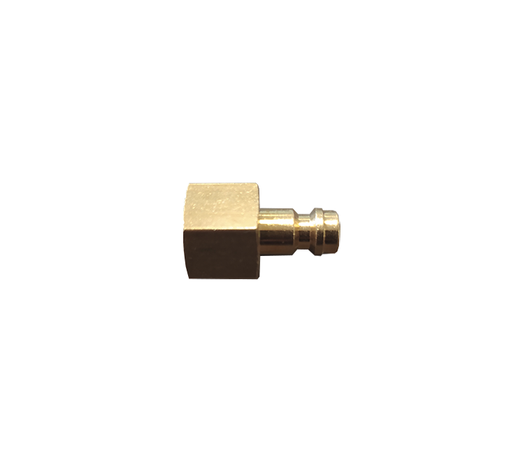 Propaan snelkoppeling messing 1/4''r inw alleen mannetje