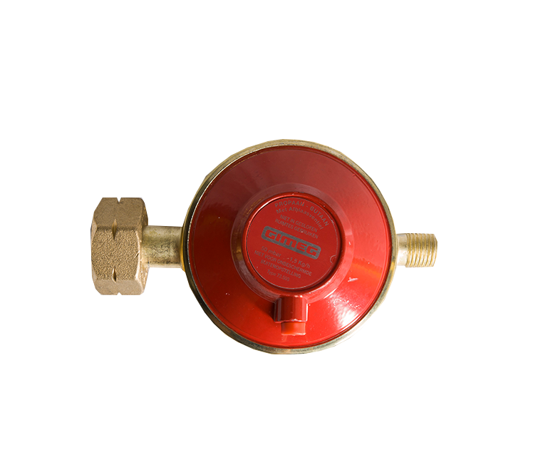 Regelaar 30 mbar 1/4"l uitw + afblaas