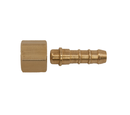 Setje wartel 1/4"r inw. + 8 mm tule