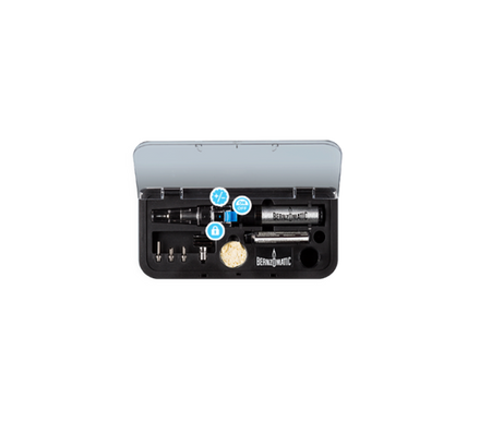 Bernzomatic soldeerset basic pen met 7 verwisselbare voorstukken ST1000 in opbergkistje butaangas met tin