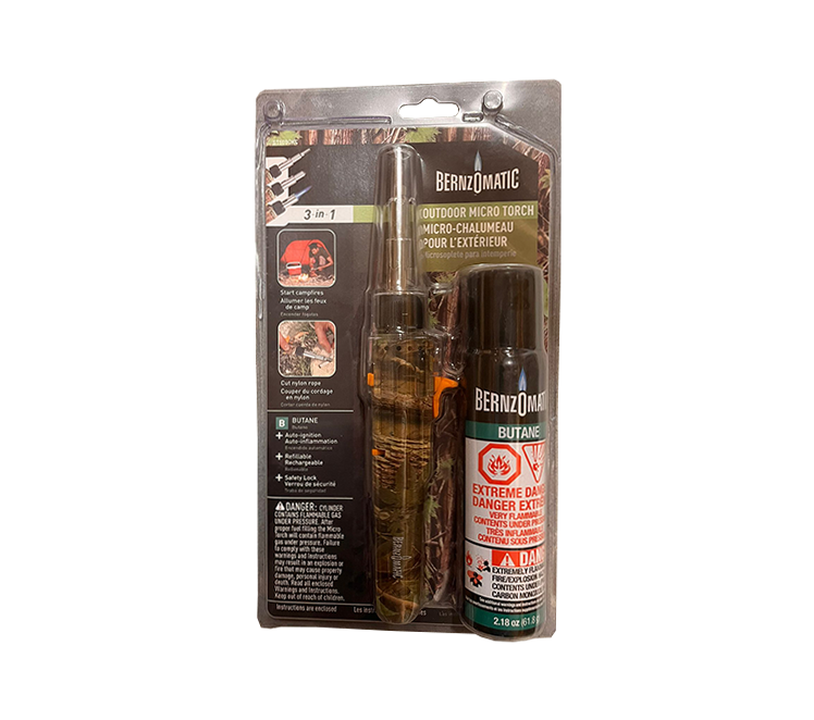 Bernzomatic Soldeerpen SET Outdoor print Soldeerpunt en openvlam - ST500CK 3 in 1 incl Butaangas fles - met piëzo