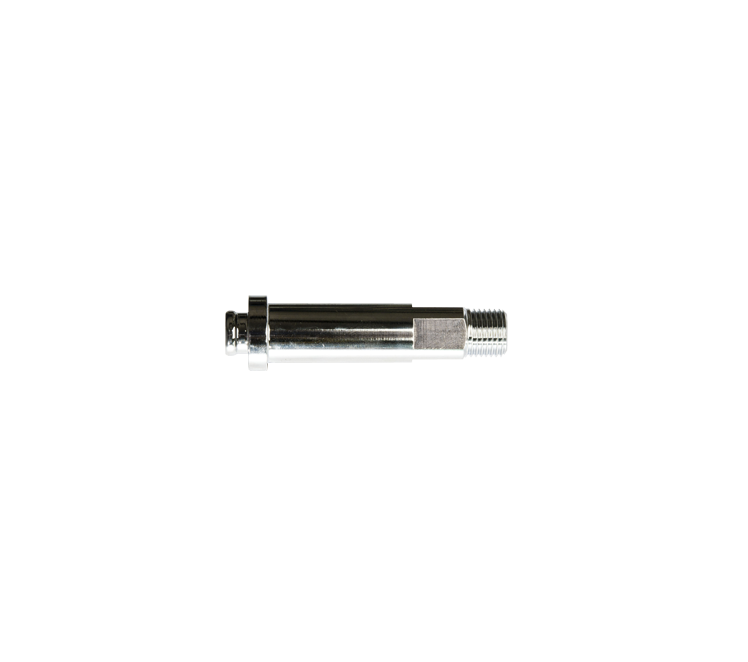 Aansluitpen verchroomd 24,32 x 1/4" NPTm MS Ru3 DIN10