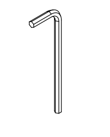 Inbussleutel, 5 mm. - Weldingshop