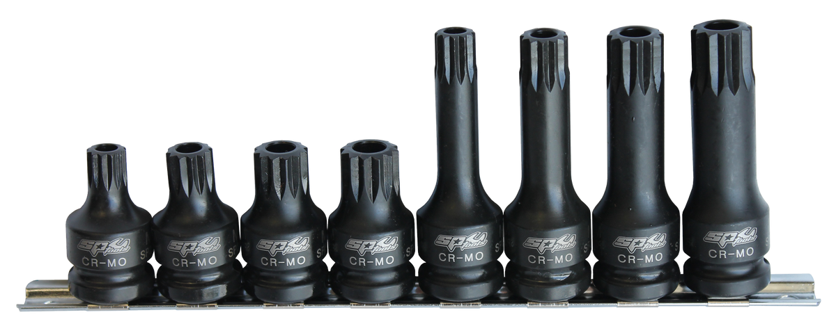 DOPPEN OP RAIL 1/2" TAMPER SPLINE KRACHT