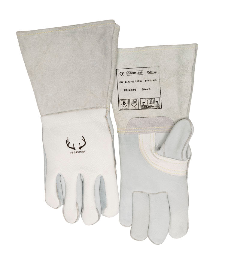 Weldas Hertenlederen lashandschoen met COMFOflex® gevoerd voor zowel maximaal gevoel en grip als maximaal comfort