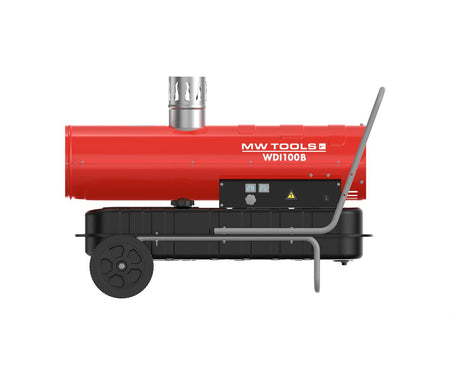 Indirecte dieselheater 30 kW - Met rookgasafvoer - Tot 1740 m³ MW Tools - foto 4