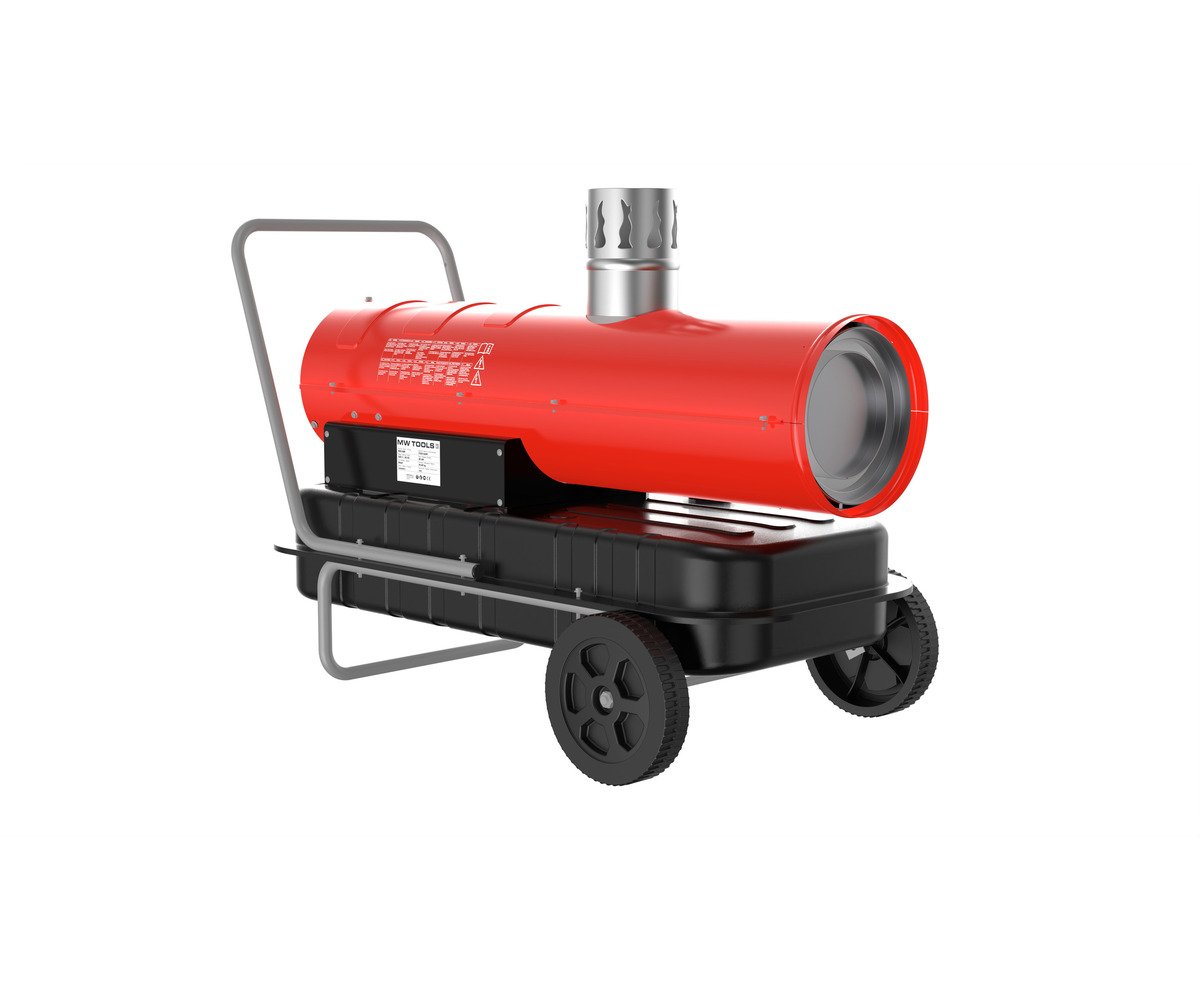 Indirecte dieselheater 30 kW - Met rookgasafvoer - Tot 1740 m³ MW Tools - foto 5
