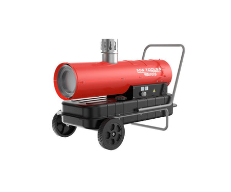 Indirecte dieselheater 30 kW - Met rookgasafvoer - Tot 1740 m³ MW Tools - foto 6