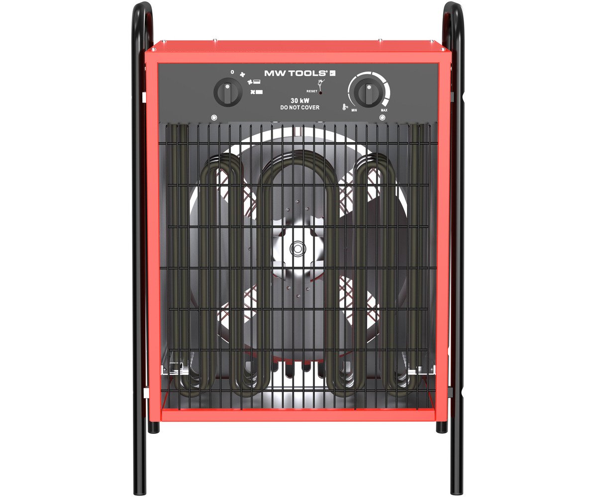 Industriële elektrische warmeluchtblazer 30 kW - 3x400 V - Tot 1300 m³ MW Tools - foto 4