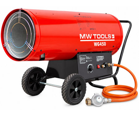 Warmeluchtblazer op propaangas 70-132kW met thermostaat MW Tools - foto 2