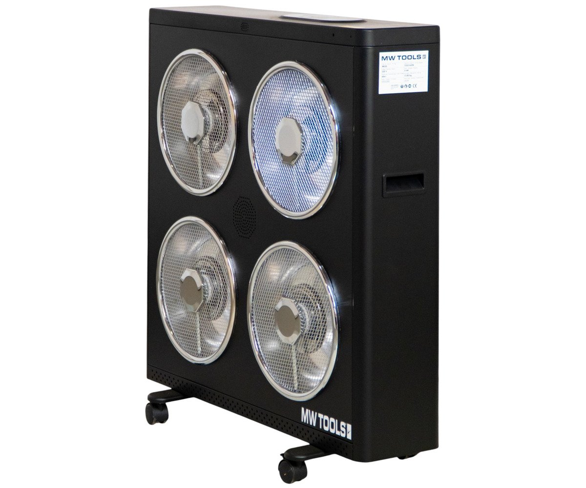 Elektrische infrarood werkplaatskachel 3 kW - Tot 60 m³ - Thermostaat - Afstandsbediening MW Tools - foto 13