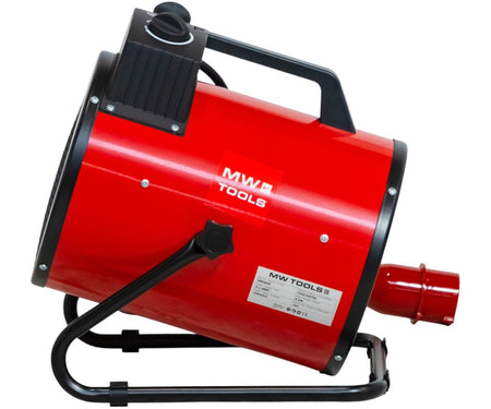 Warmeluchtblazer elektrisch 5 kW - 3x400 V - Regelbare thermostaat en blaashoek - Draagbaar - IP24 MW Tools - foto 7