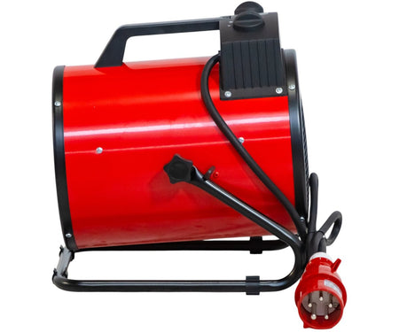 Warmeluchtblazer elektrisch 5 kW - 3x400 V - Regelbare thermostaat en blaashoek - Draagbaar - IP24 MW Tools - foto 5