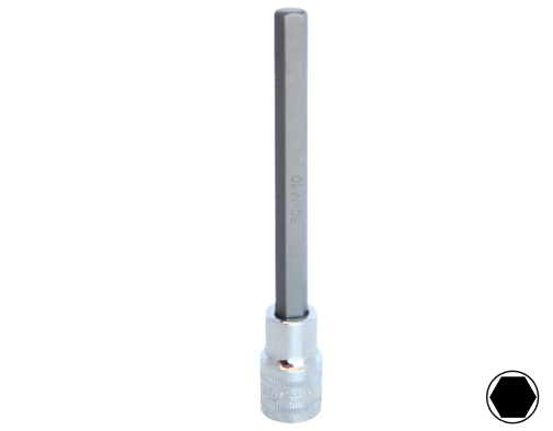 DOP 1/2" BINNENZESKANT 17MM (140MM LANG)