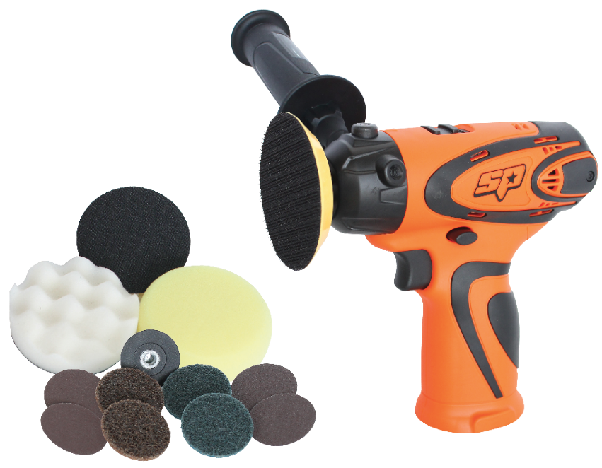 ACCU 16V MINISCHUUR- POLIJSTMACHINE 2.0AH BODY ONLY