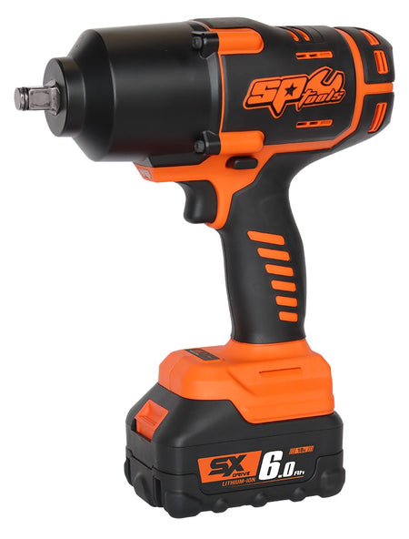 1/2" SLAGMOERSLEUTEL 18V MET LADER EN 2* 6Ah ACCU'S