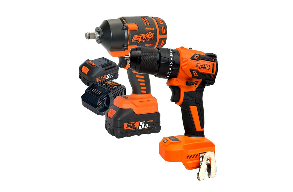18V COMBOKIT SLAGMOERSLEUTEL EN BOORMACHINE