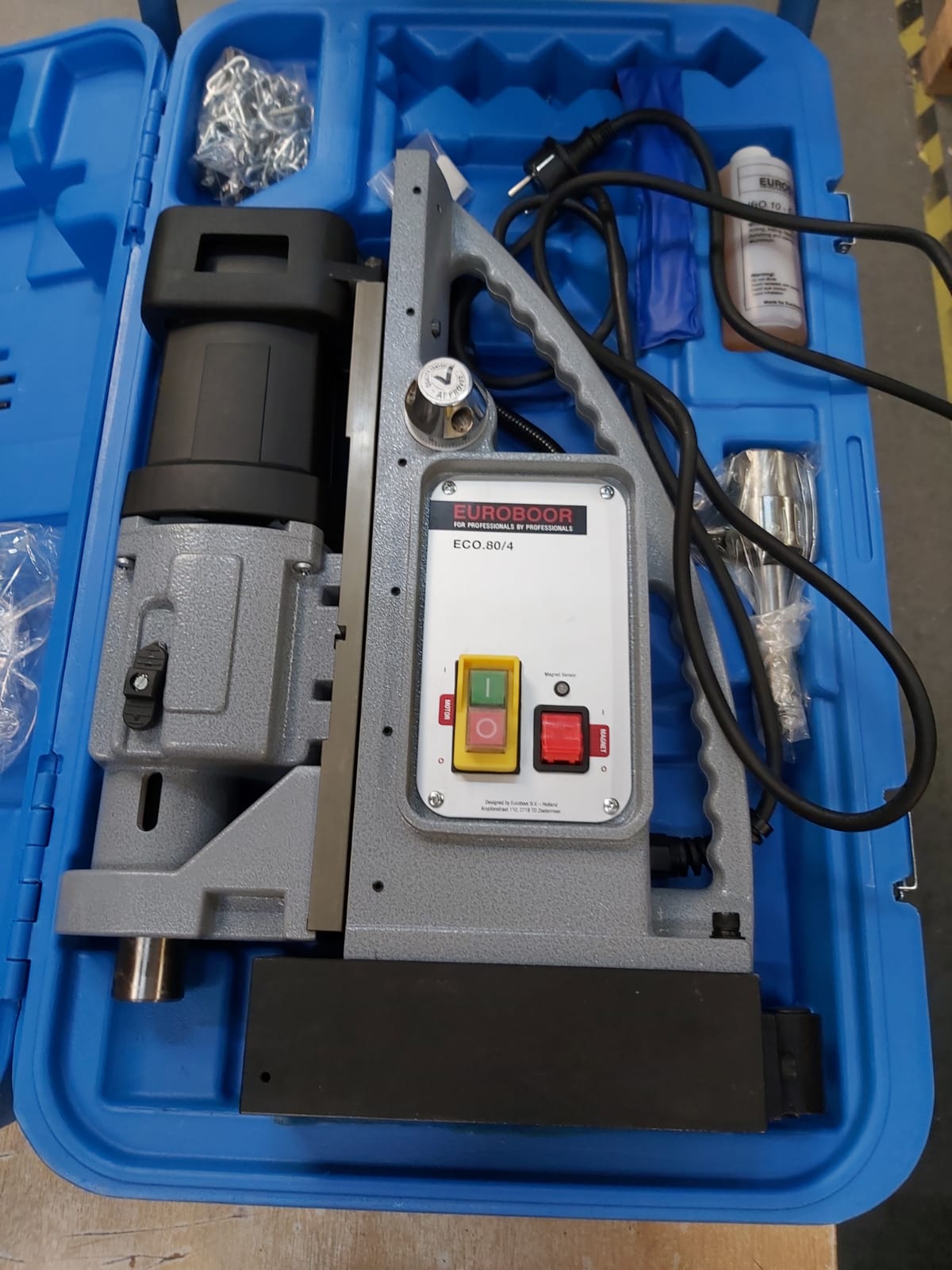 Magneet kernboormachine, 80 mm, 220 V. - Weldingshop