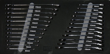 EVA FOAM INLEG 24 DELIG RING-STEEK EN RINGRATEL SLEUTELS VOOR SP40101