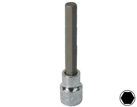 DOP 3/8" BINNENZESKANT H10 (100MM LANG)