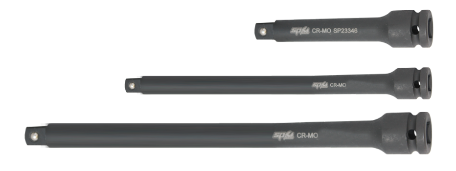 3/8" VERLENGSTUKKEN SET KRACHT 3 DELIG