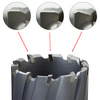 Kernboor, TCT, Lengte 150 mm, Weldon.