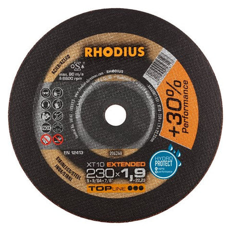 Rhodius XT10 - XTK10 doorslijpschijf - Weldingshop