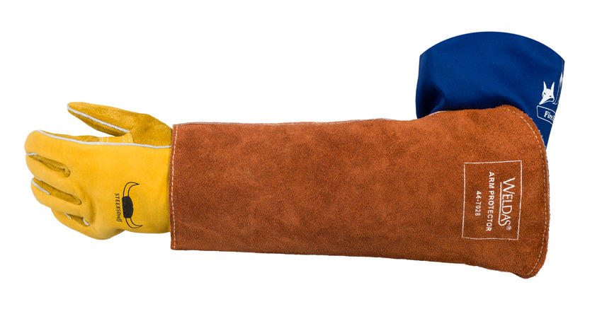 Weldas Lava Brown™ armbeschermer voor zware arbeid; 35 cm (14') lang (stuks)