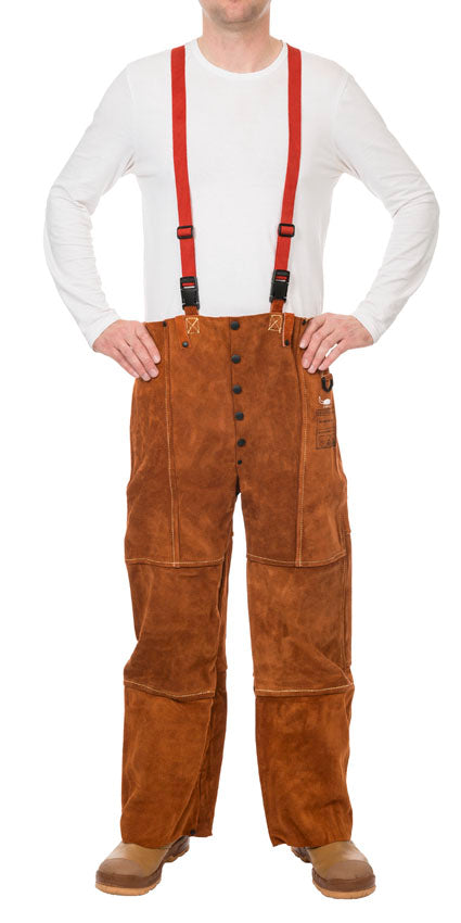 Weldas Lava Brown™ split rundlederen lasbroek