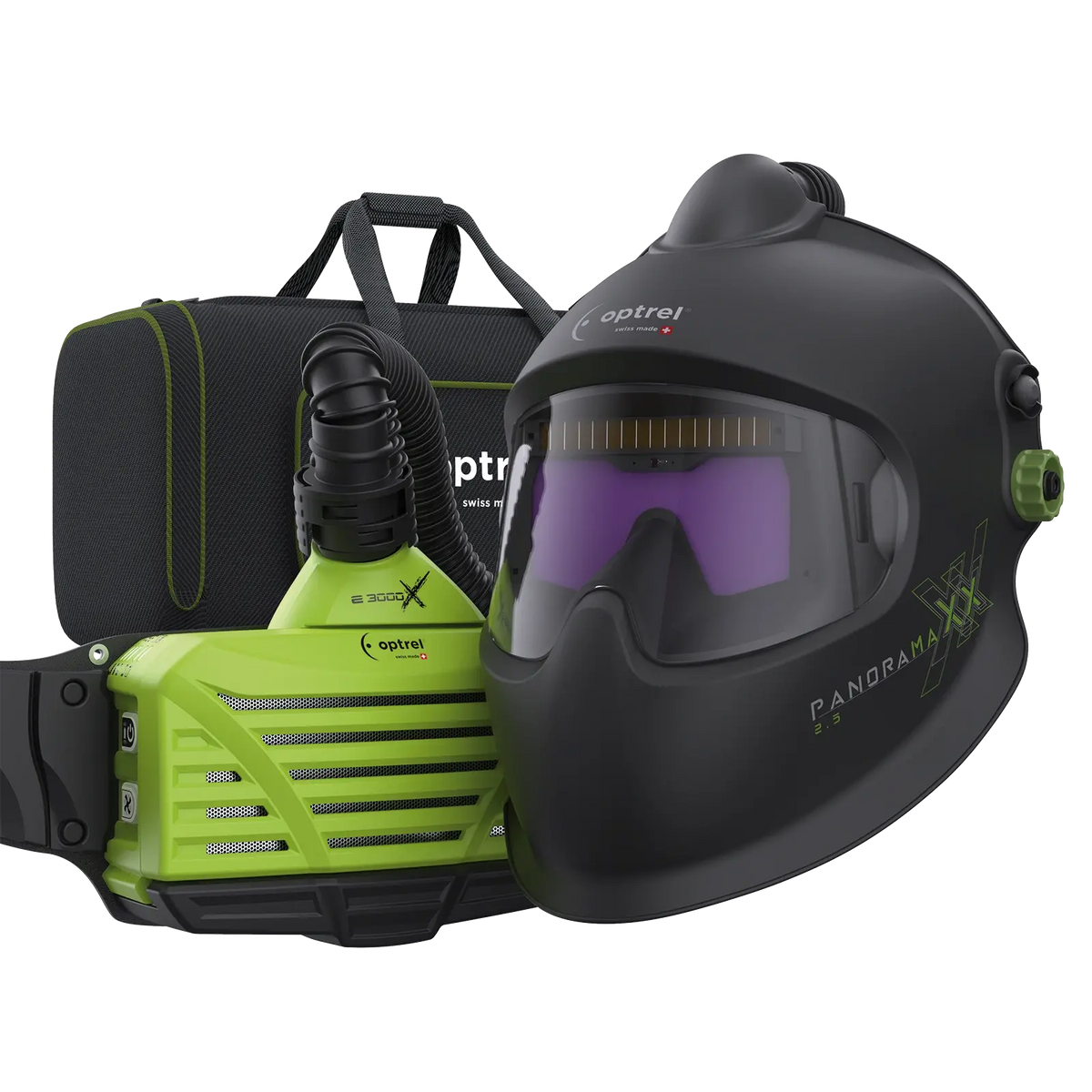 Optrel panoramaxx2.5 PAPR-pakket met e3000X ATEX 4550.550 – 4550.550
