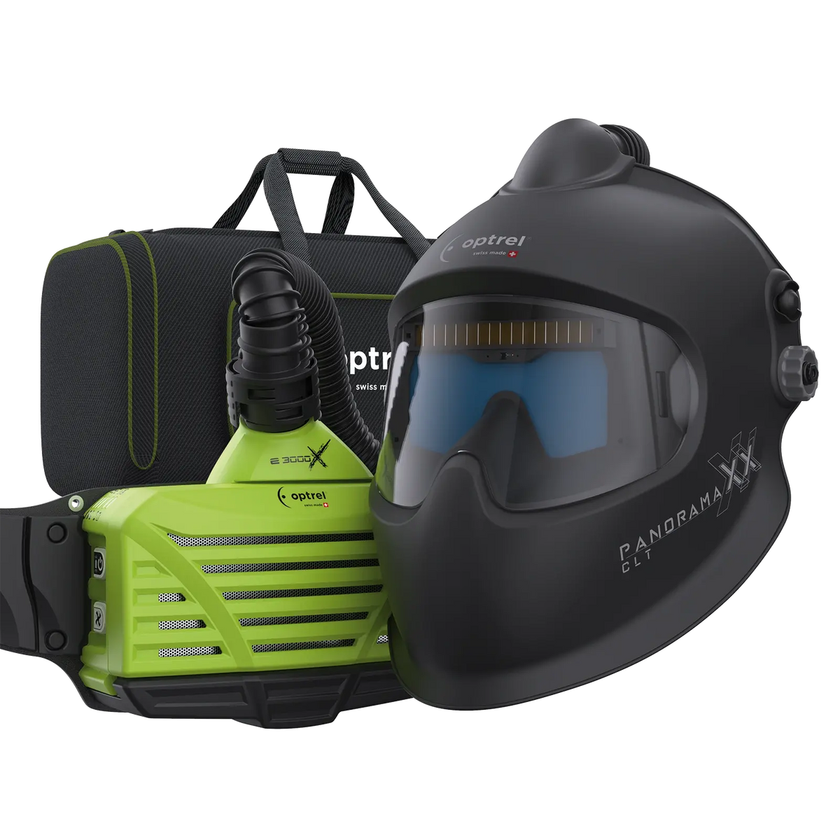 Optrel panoramaxx CLT PAPR-pakket zwart 4550.580 – 4550.580