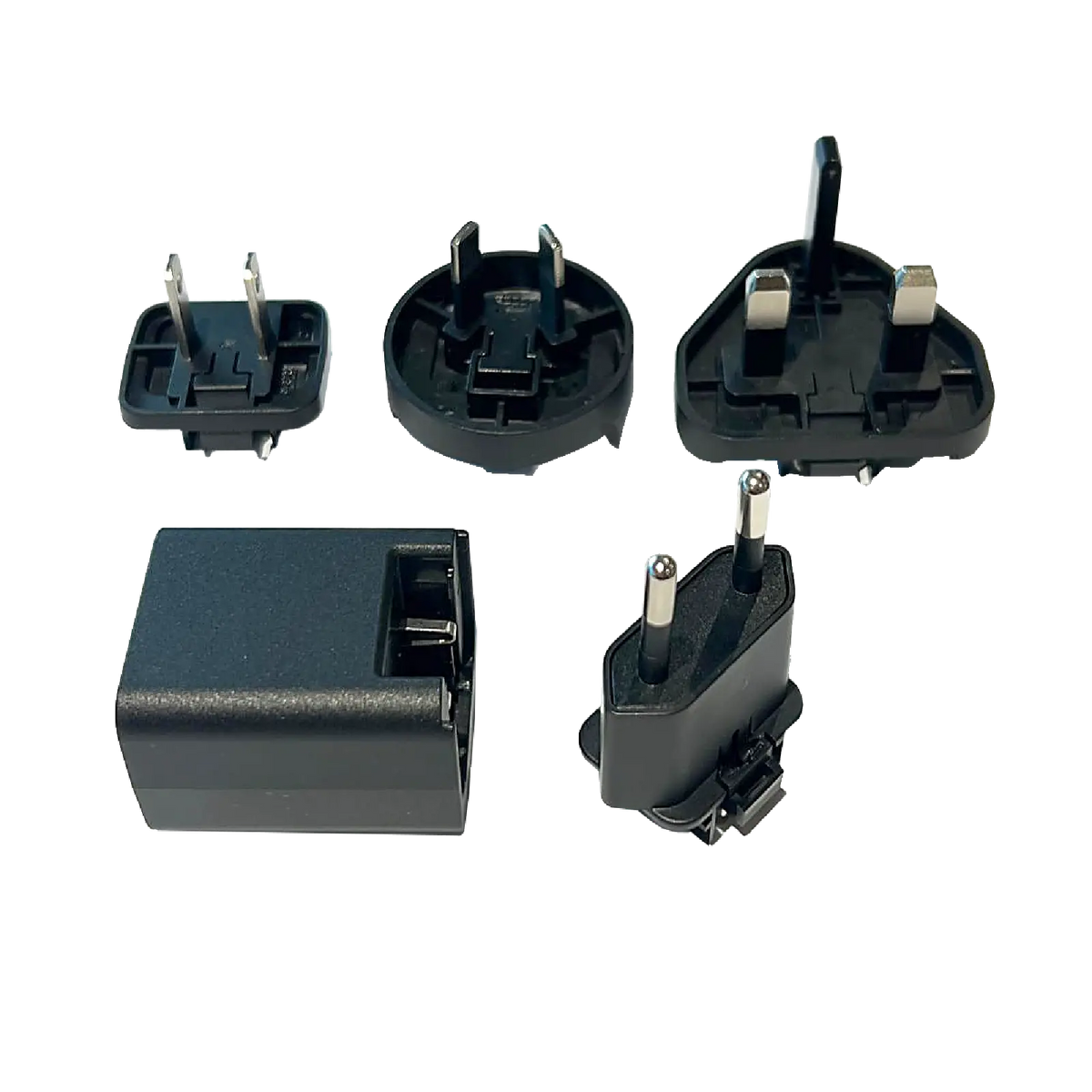 Optrel Swiss Air USB-oplader 4554.070 met universele stekkeradapters