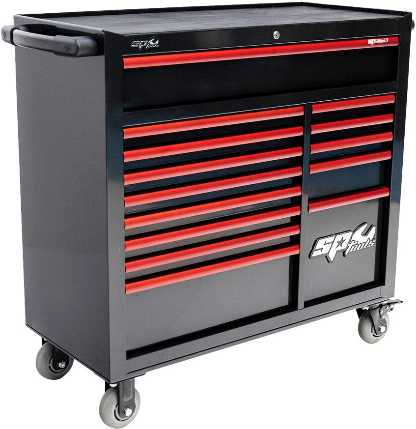 506 DELIGE TOOLKIT IN CUSTOM GEREEDSCHAPWAGEN 14 LADEN ROOD