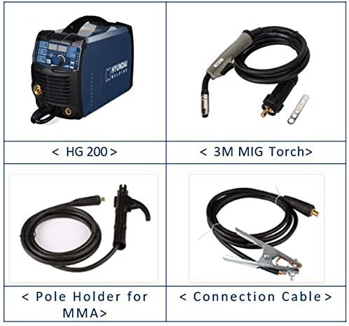 HYUNDAI LASAPPARAAT MIG HG200 Synergie - Weldingshop