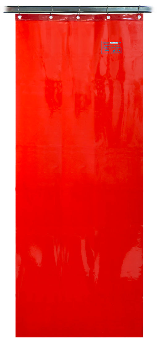 Weldas LAVAshield® oranje/rood strip lasgordijn 68 cm breed; 180 cm lang