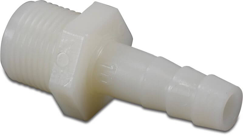 Nylon slangpilaar met ½" BSP - Weldingshop