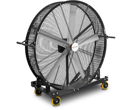 Mobiele industriële ventilator Ø1500 mm - 70.320 m³/u - Stille DC-motor - variabele snelheid - timer - 750W - 230V MW Tools - foto 2