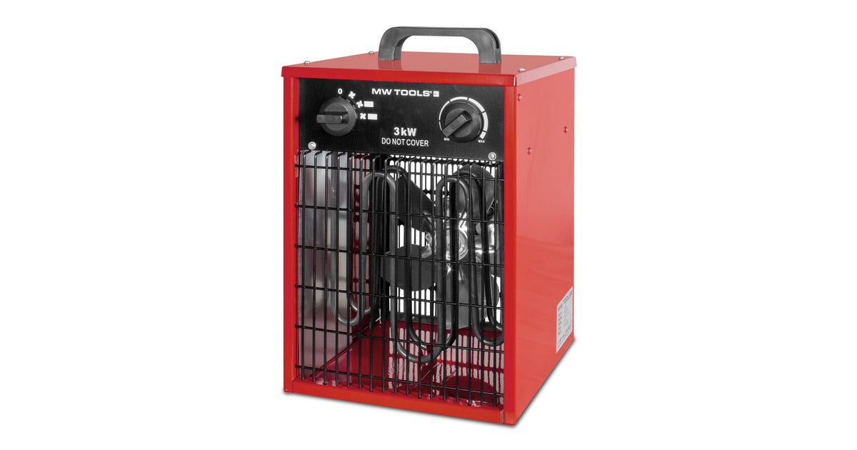 Warmeluchtblazer elektrisch 3kW 230V MW Tools