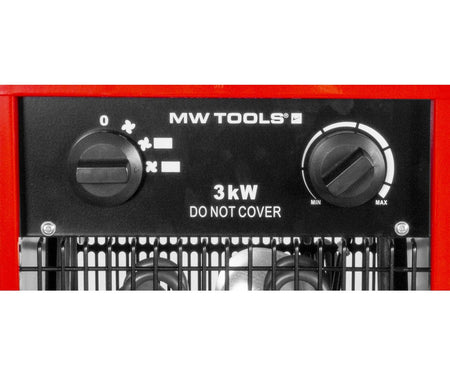 Warmeluchtblazer elektrisch 3kW 230V MW Tools - foto 5