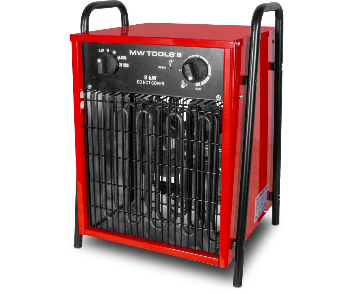 Warmeluchtblazer elektrisch 9kW 3x400V MW Tools - foto 2