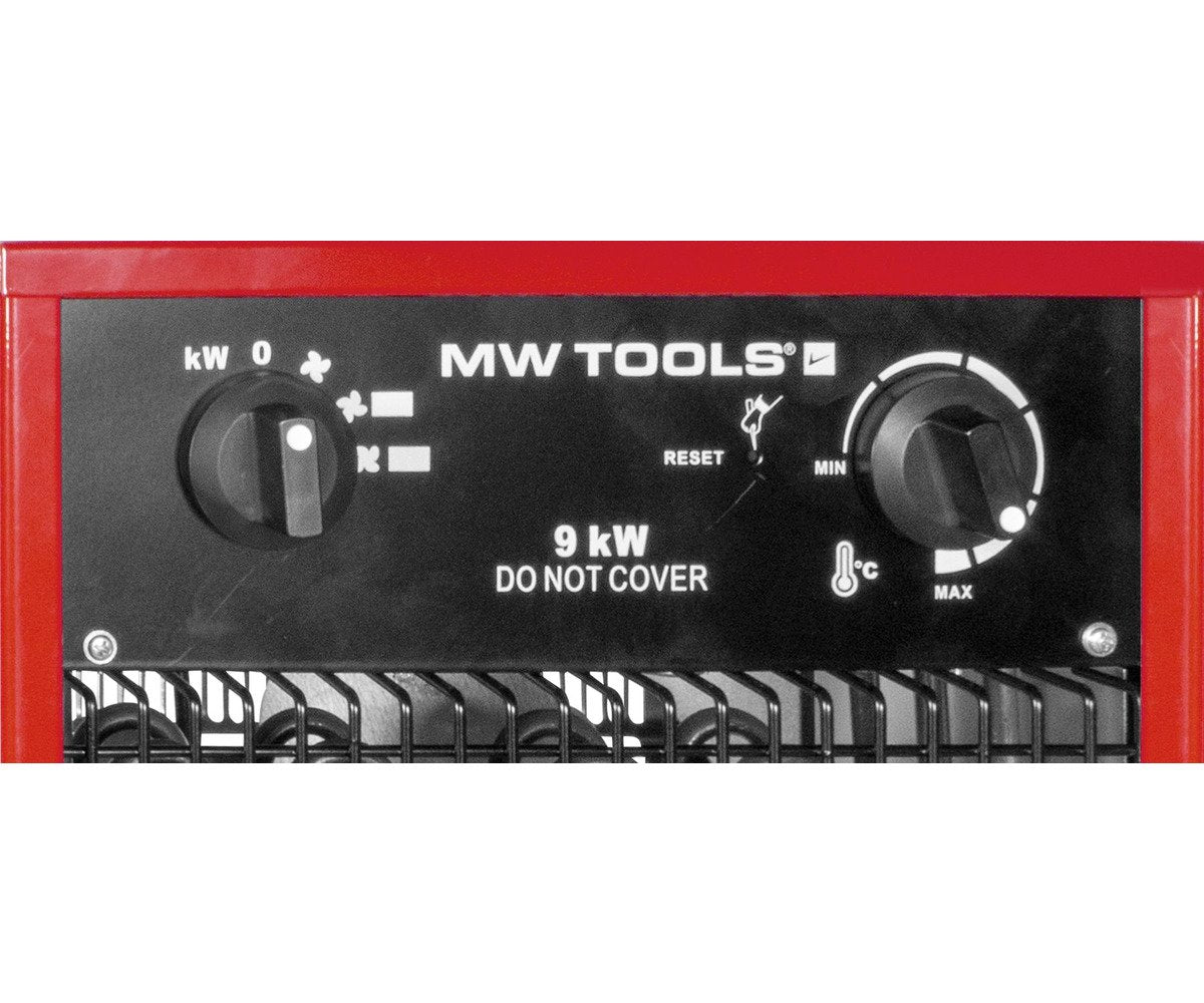 Warmeluchtblazer elektrisch 9kW 3x400V MW Tools - foto 5