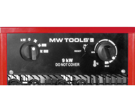 Warmeluchtblazer elektrisch 9kW 3x400V MW Tools - foto 5
