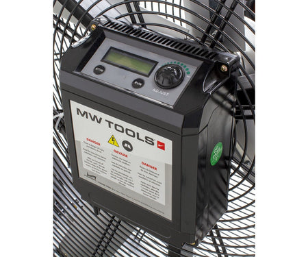 Mobiele industriële ventilator Ø2000 mm - 90.480 m³/u - Stille DC-motor - variabele snelheid - timer - 950W - 230V MW Tools - foto 3