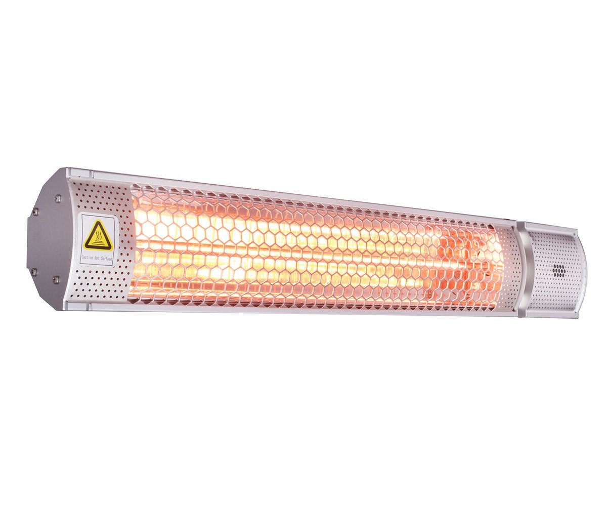 Infrarood warmestraler 2000W met gold lamp MW Tools - foto 3