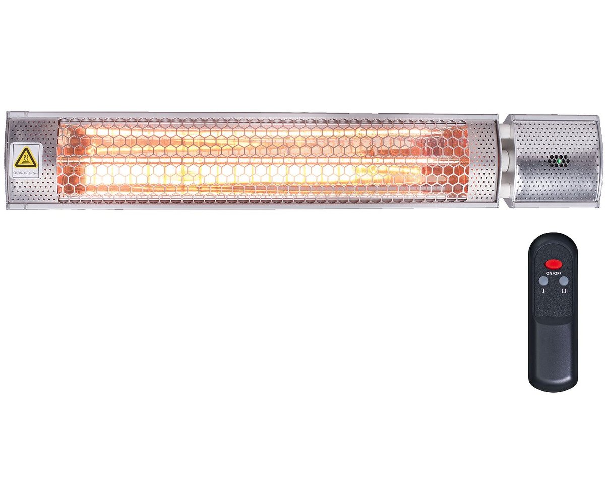 Infrarood warmestraler 2000W met gold lamp MW Tools - foto 2