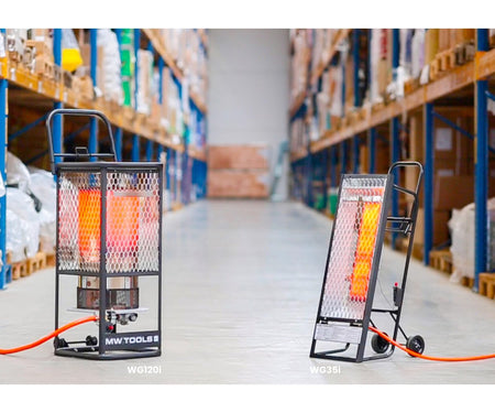 Infrarood gasstraler 36kW 360° stralingswarmte MW Tools - foto 10