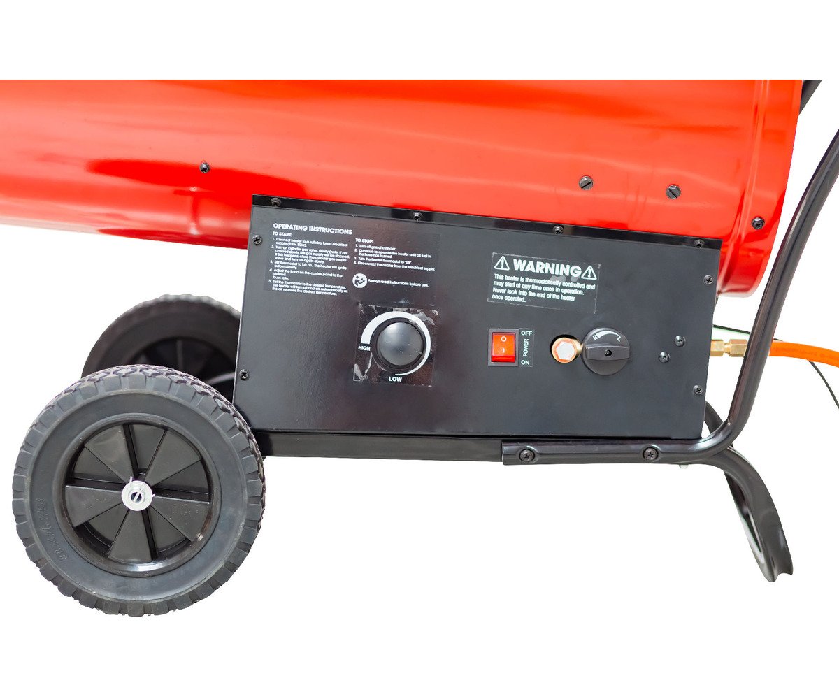 Warmeluchtblazer op propaangas 70-132kW met thermostaat MW Tools - foto 4
