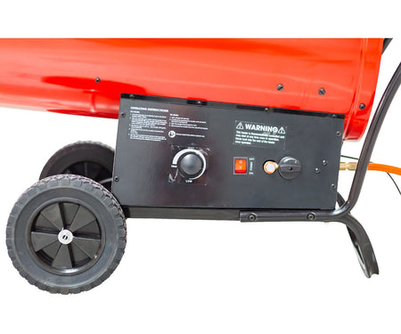 Warmeluchtblazer op propaangas 70-132kW met thermostaat MW Tools - foto 4